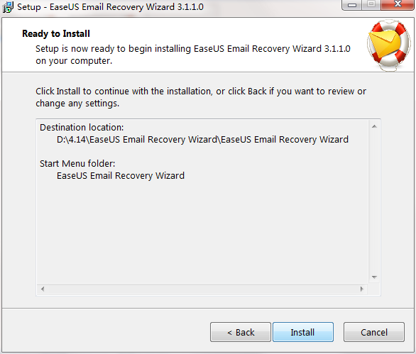 Easeus Email Recovery Wizard
