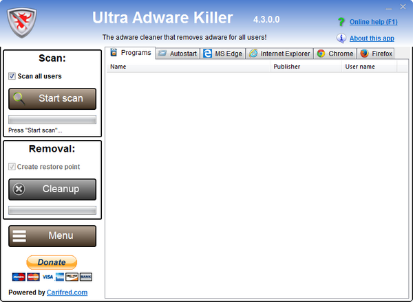 Ultra Adware Killerٷ