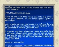 电脑出现蓝屏并且提示错误代码0x00000001应该如何解决？